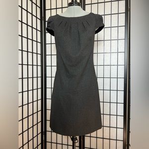 United Colors of Benetton size S gray striped dress.